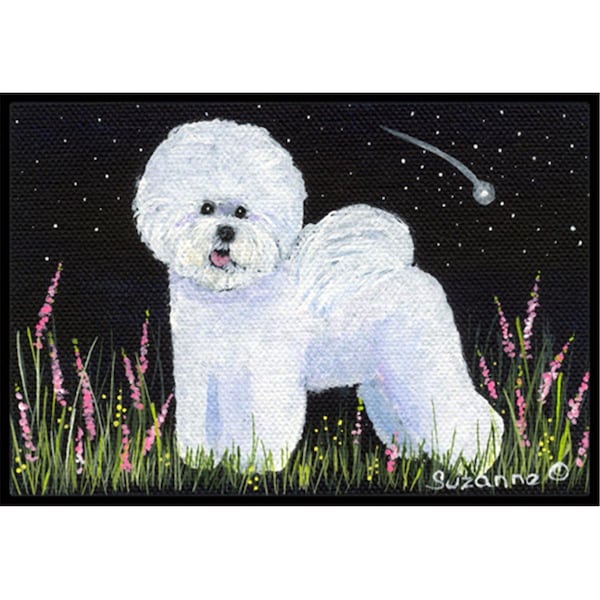 Jensendistributionservices 18 x 27 in. Bichon Frise Indoor Outdoor Doormat MI2557509 - main